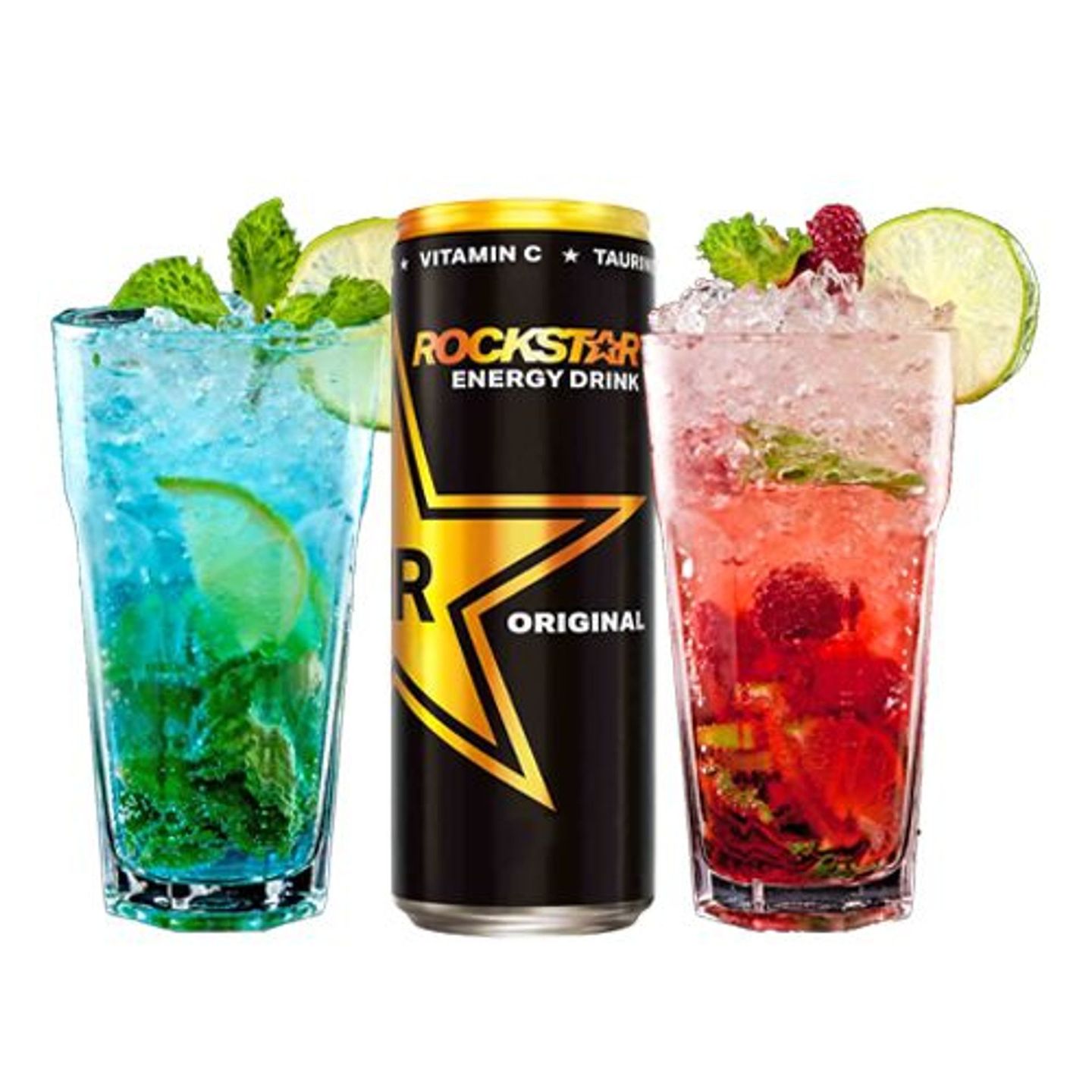Energy Drink Mojitos (Rock Star)