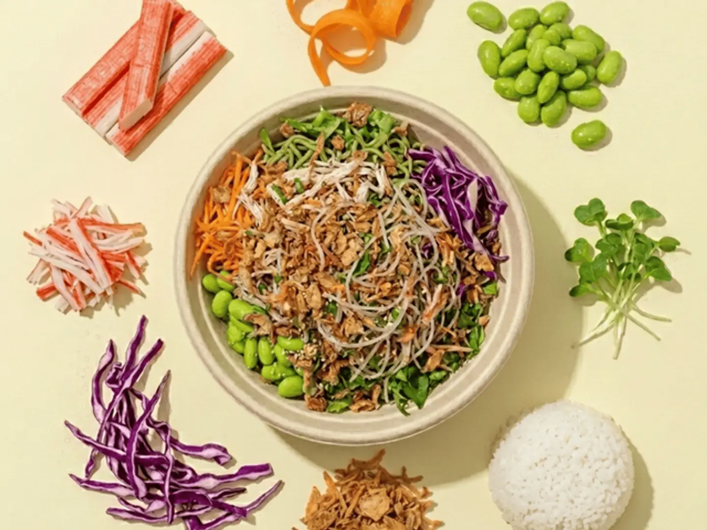 Crab Sushi Rice Bowl