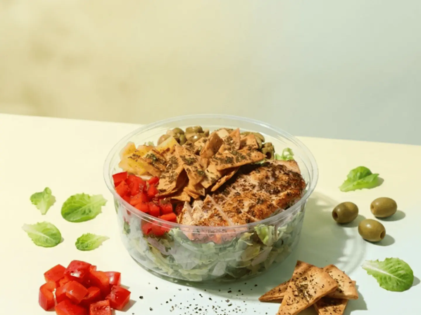 زعتر الدجاج المقرمشة