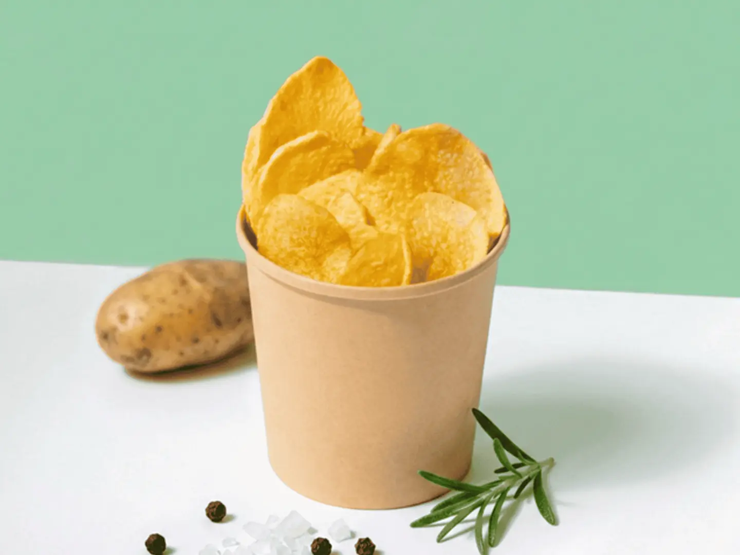 بطاطس مقرمشة