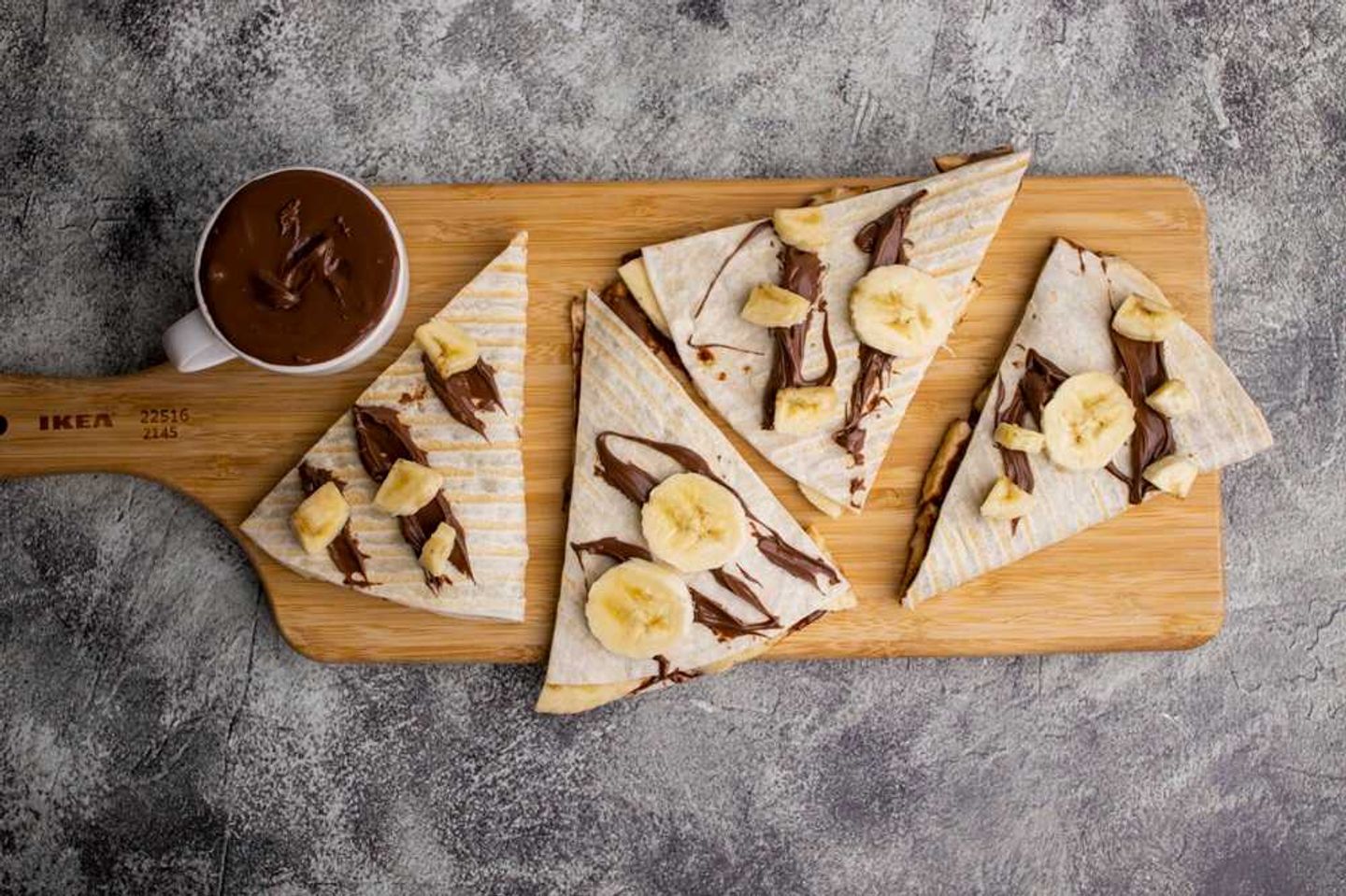 Quesadilla Nutella