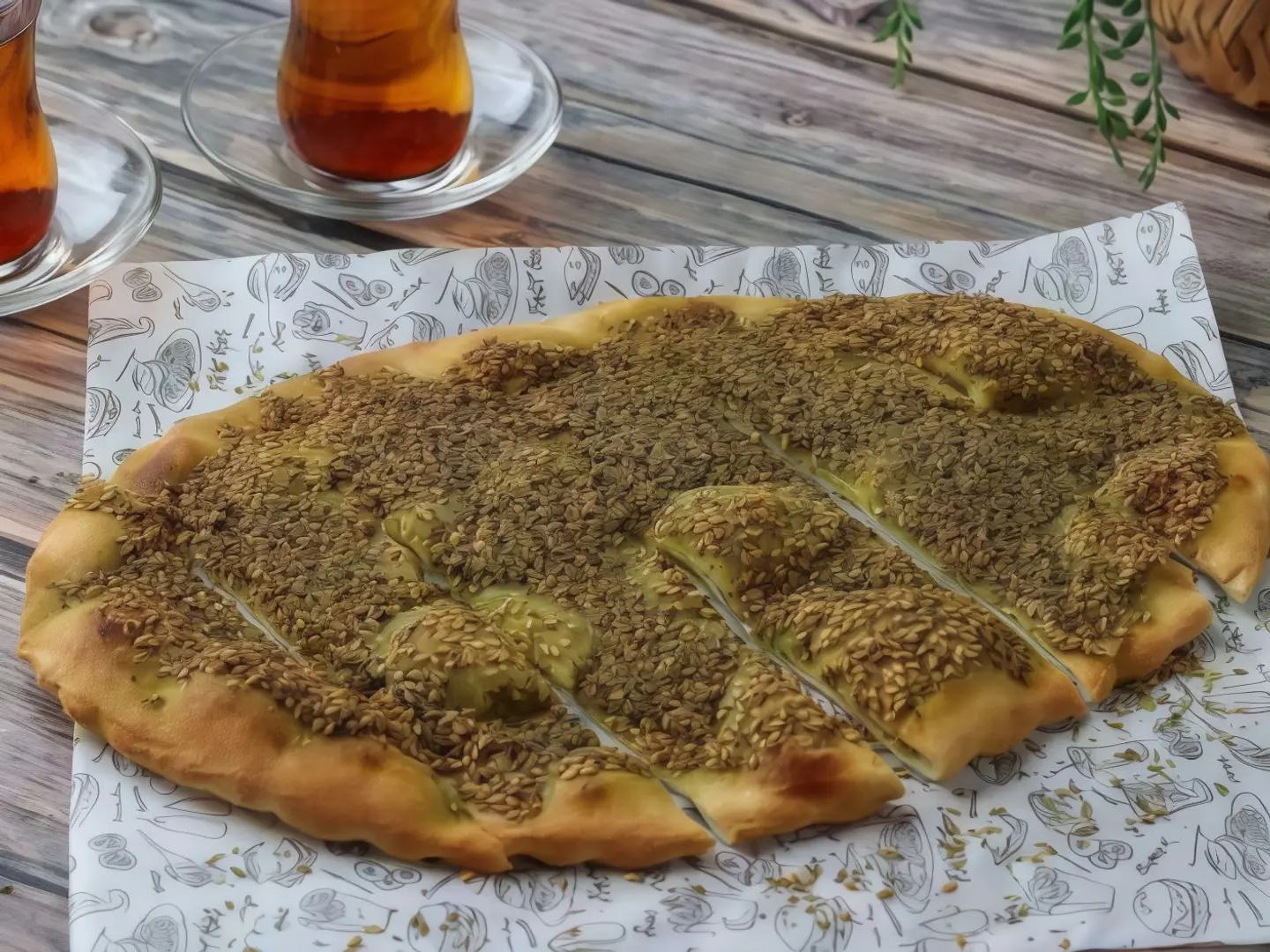 Za’atar Manakish
