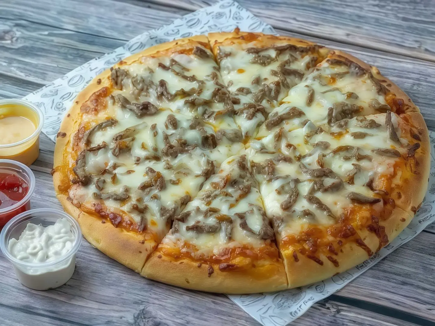 Small Beef Pizza