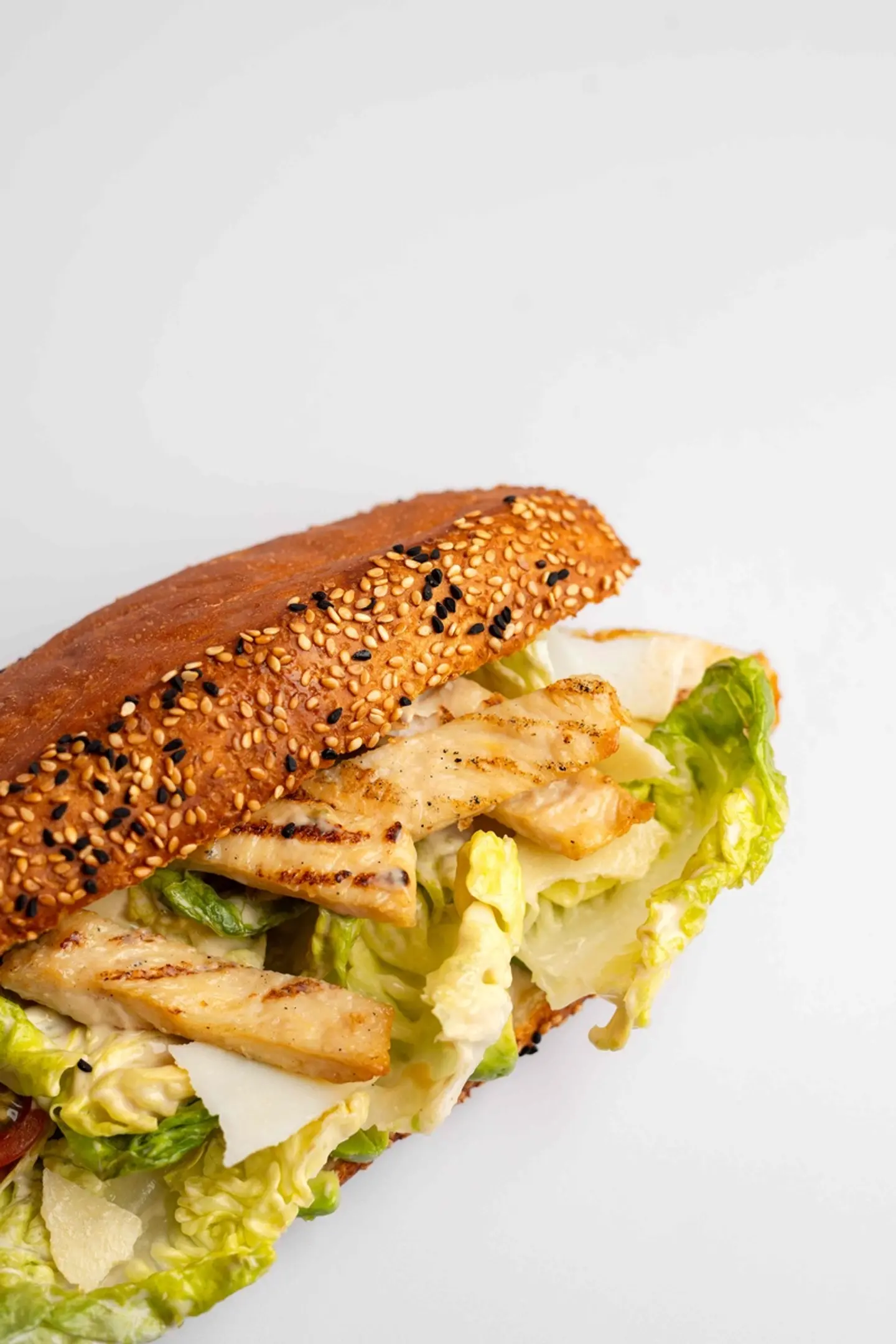 بريتزل دجاج سيزر