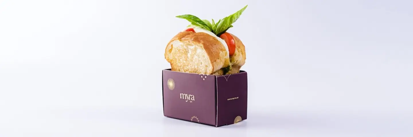 Avocado & Mozzarella Brioche.
