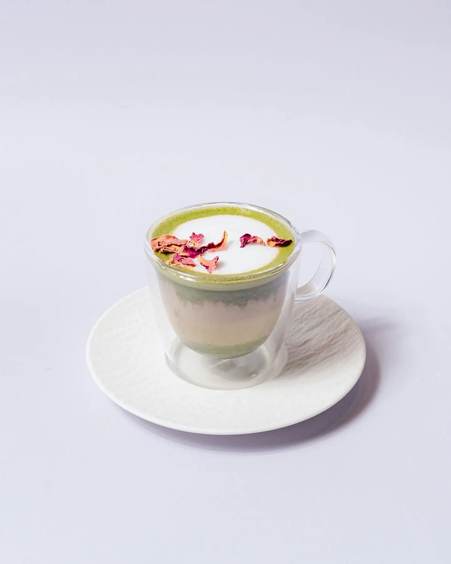 Matcha Rose + Collagen Latte 8 Oz.