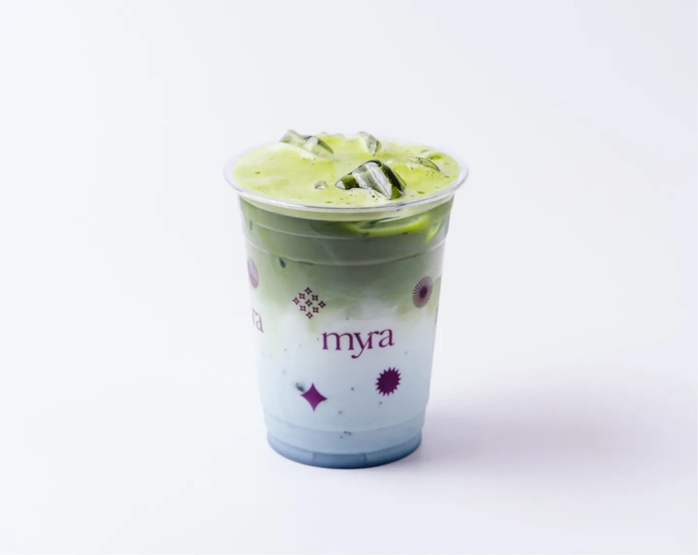 Iced Matcha Lavender Latte 14 Oz.