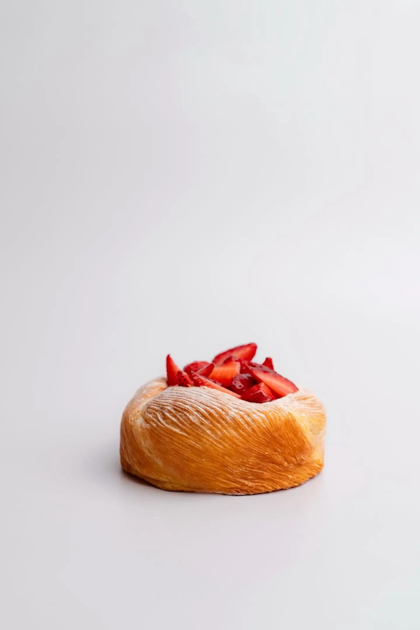 Malted Strawberry Danish