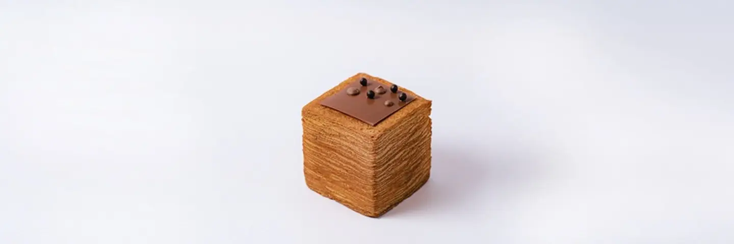 Cube Croissant Coffee.