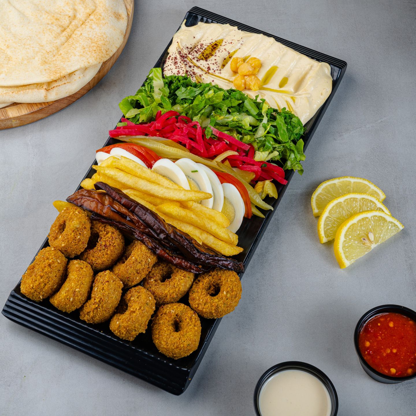 صحن فلافل