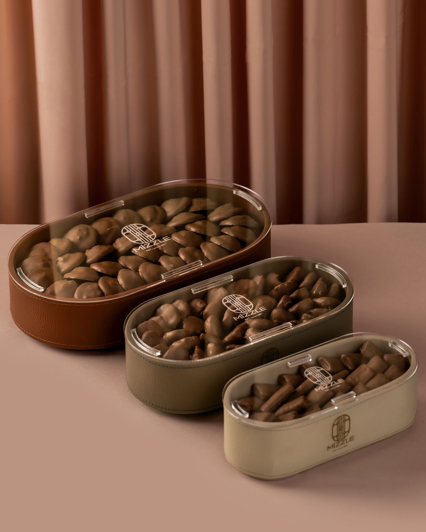 Luxury Leather Chocolate Boxes