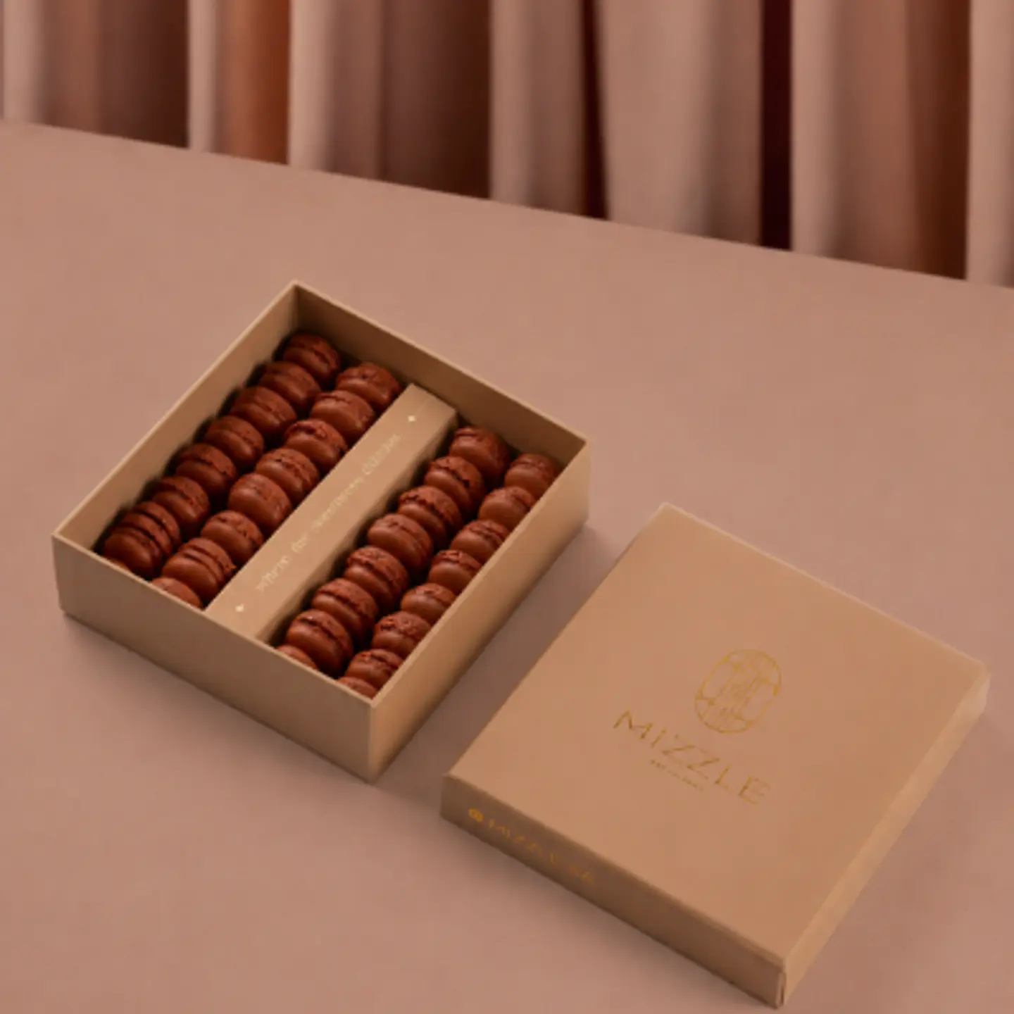 Mini Chocolate Macaron