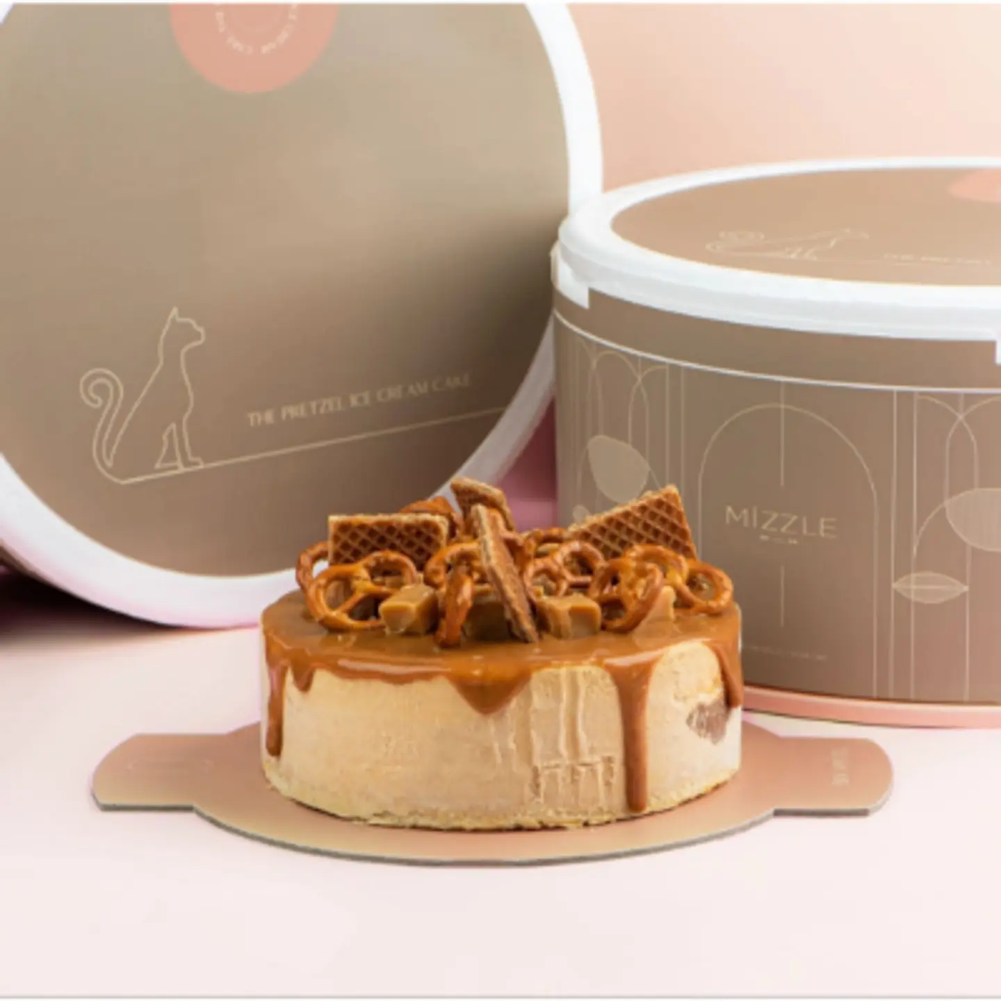 Pretzel's Ice Cream Cake