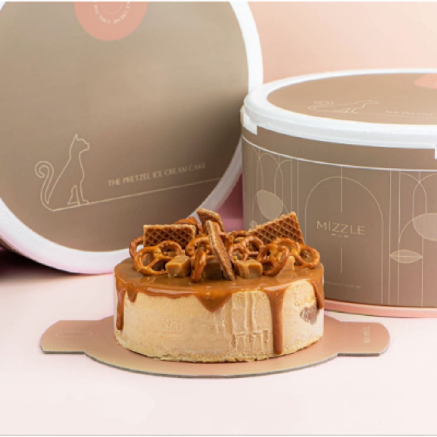Pretzel's Ice Cream Cake