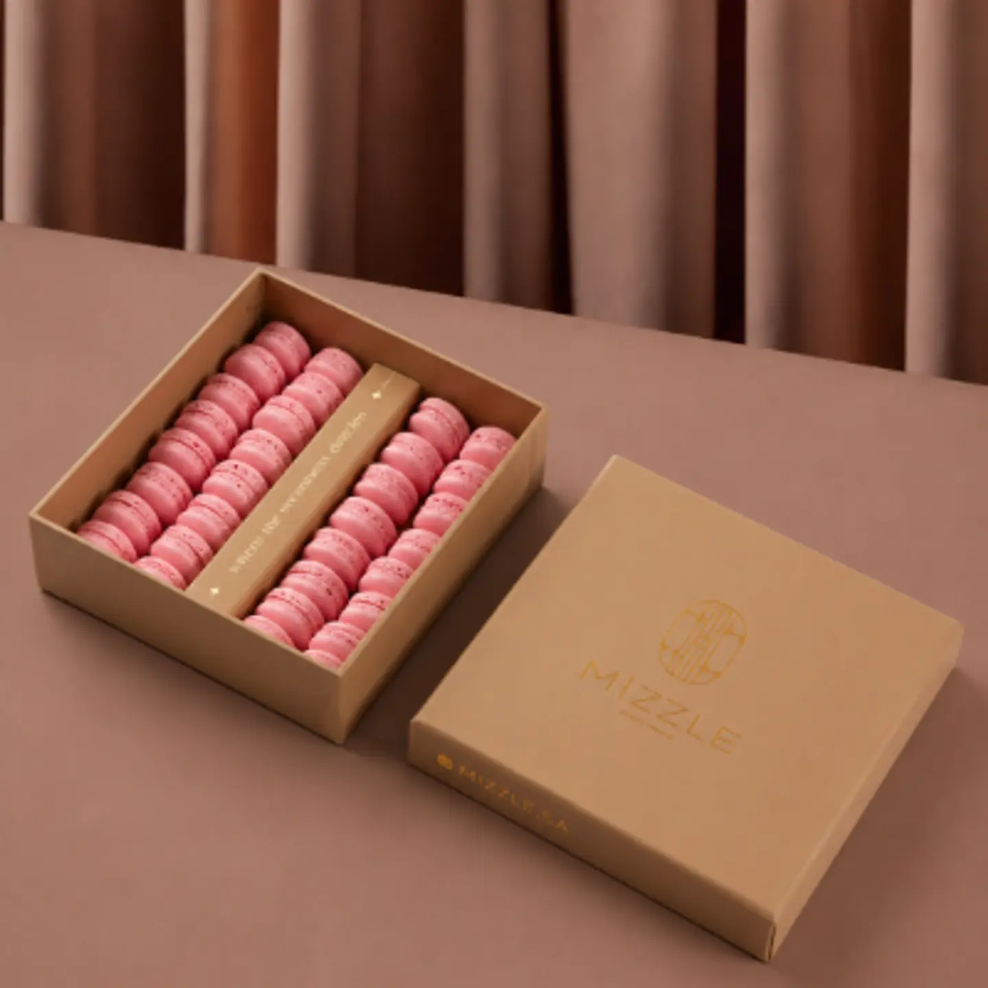 Mini Raspberry Macaron