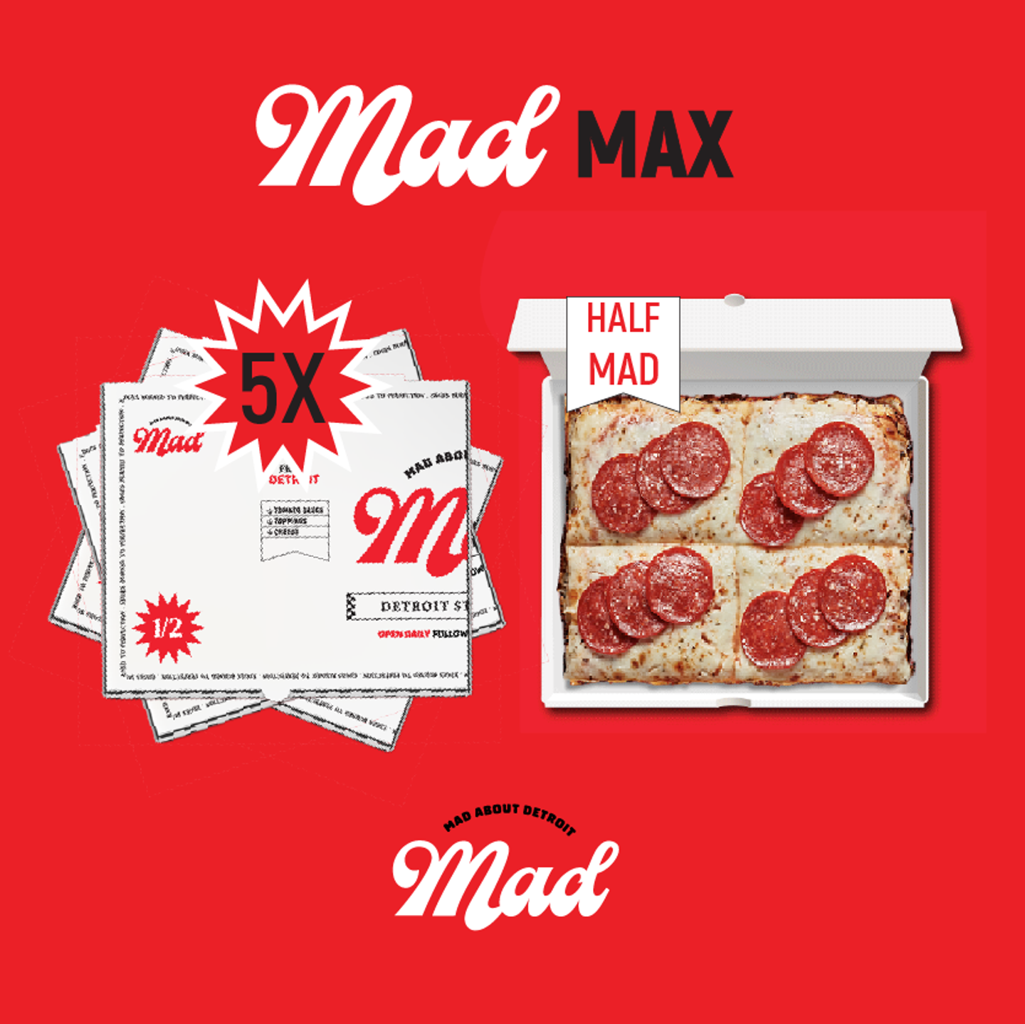 Half Mad Party Meal For 5