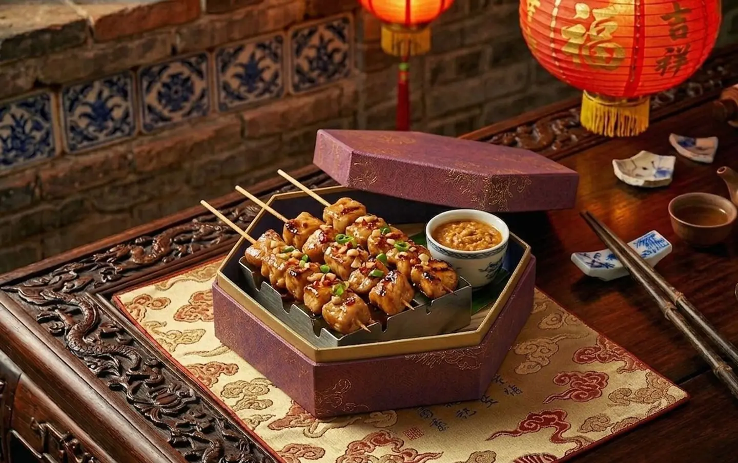 Asian Chicken Skewers