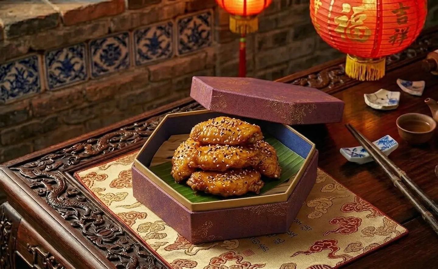 Sesame Glazed Wings