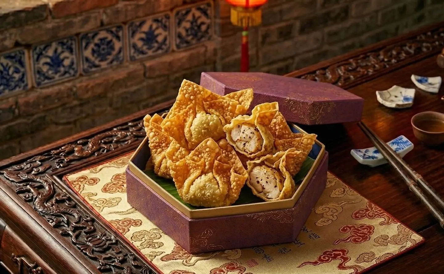 Crispy Chicken Wontons