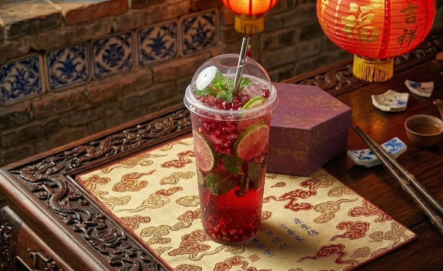 Pomegranate Mojito