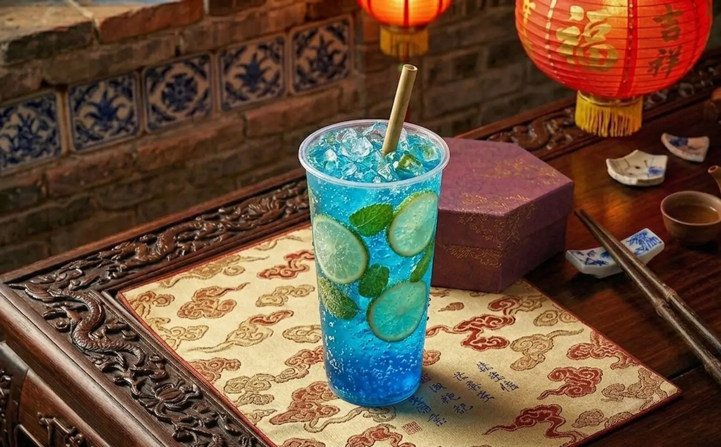 Blue Ocean Mojito