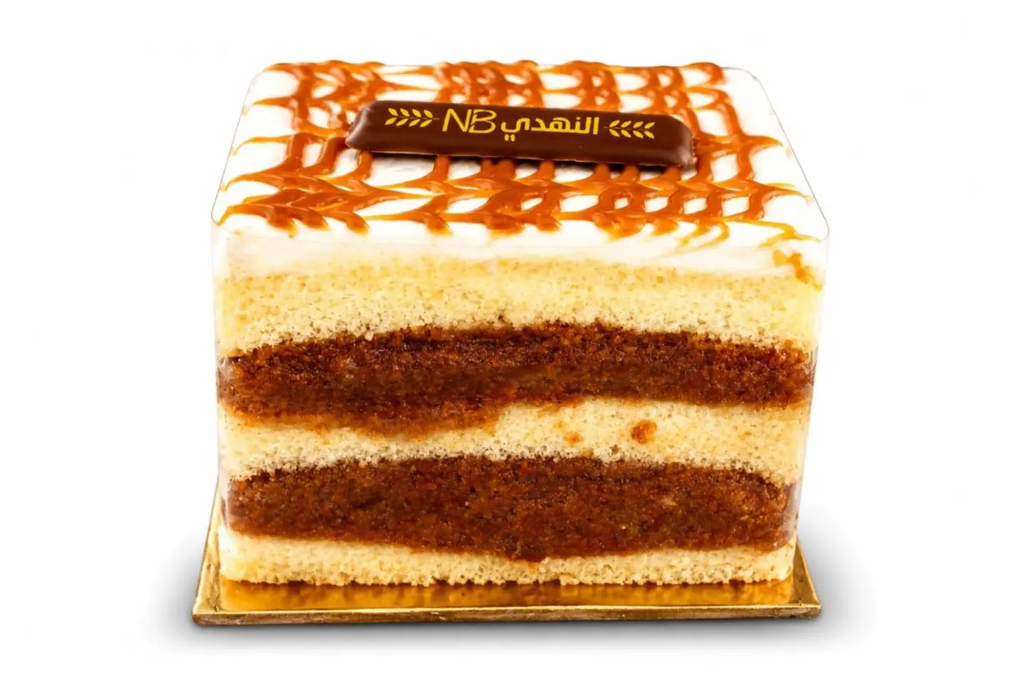 Date Cake With Caramel Slice