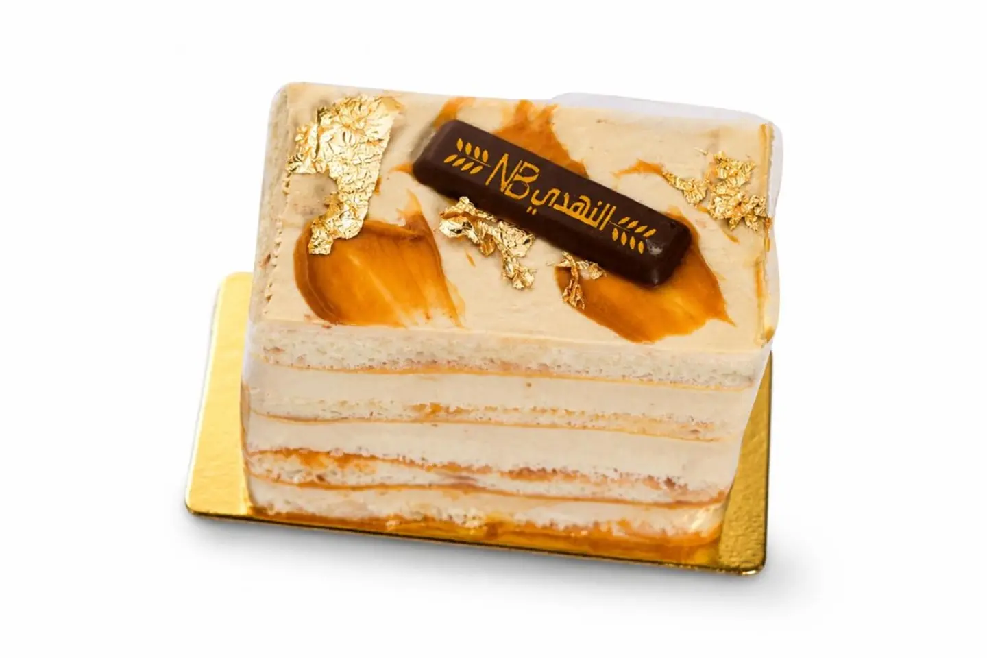 Salted Caramel Cake Slice