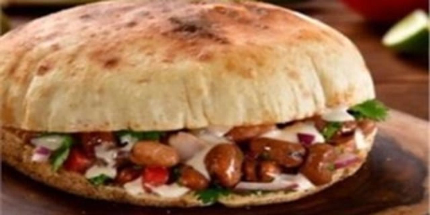 Foul, Falafel, And Egg Sandwich