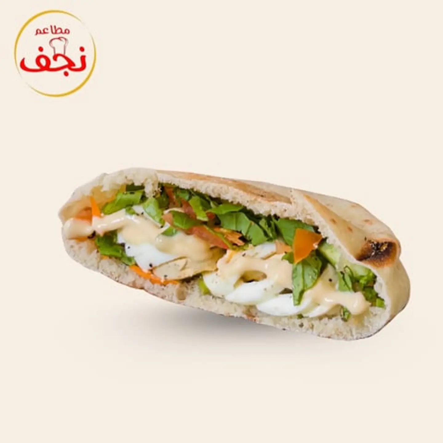 ساندوتش بيض مسلوق