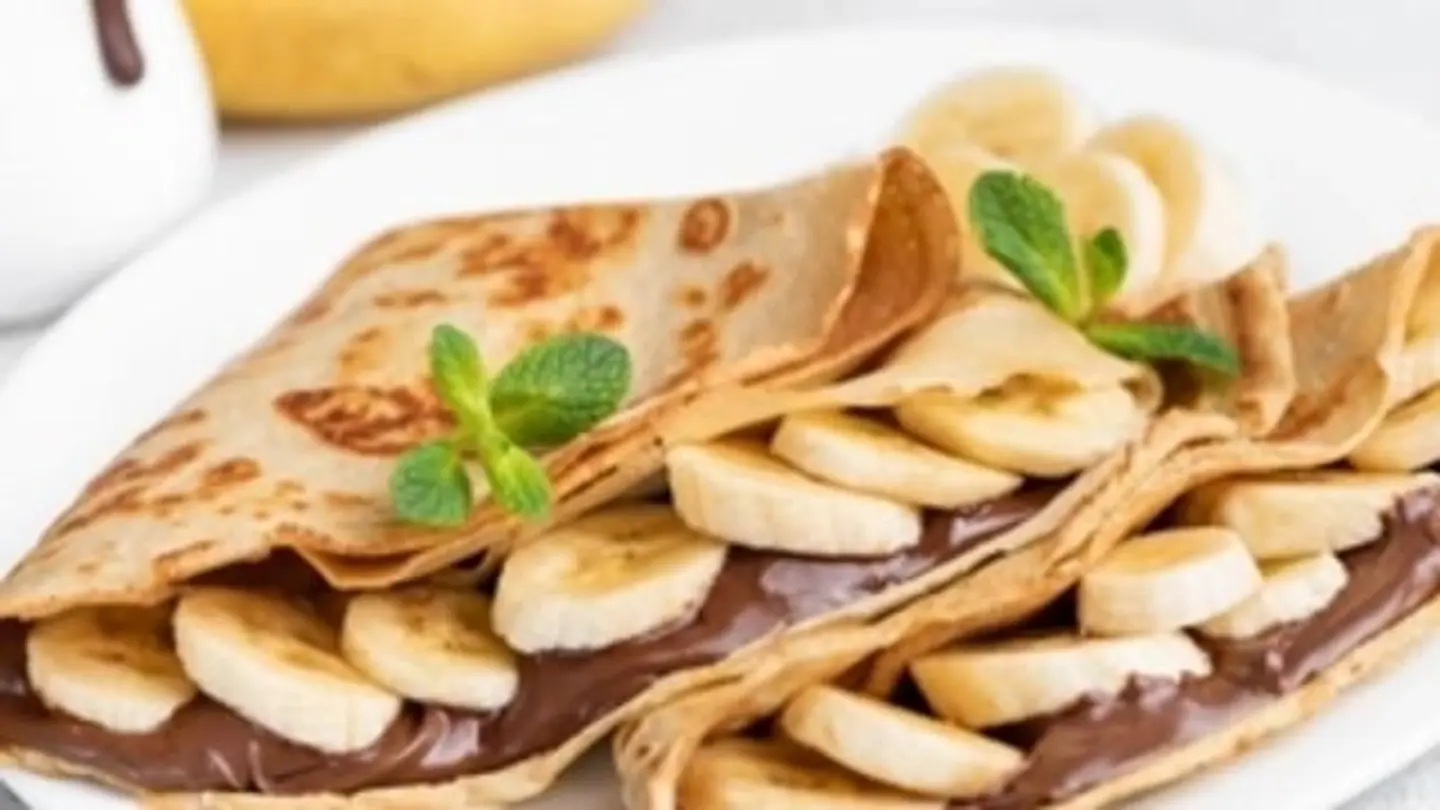 Nutella And Banana Crepe