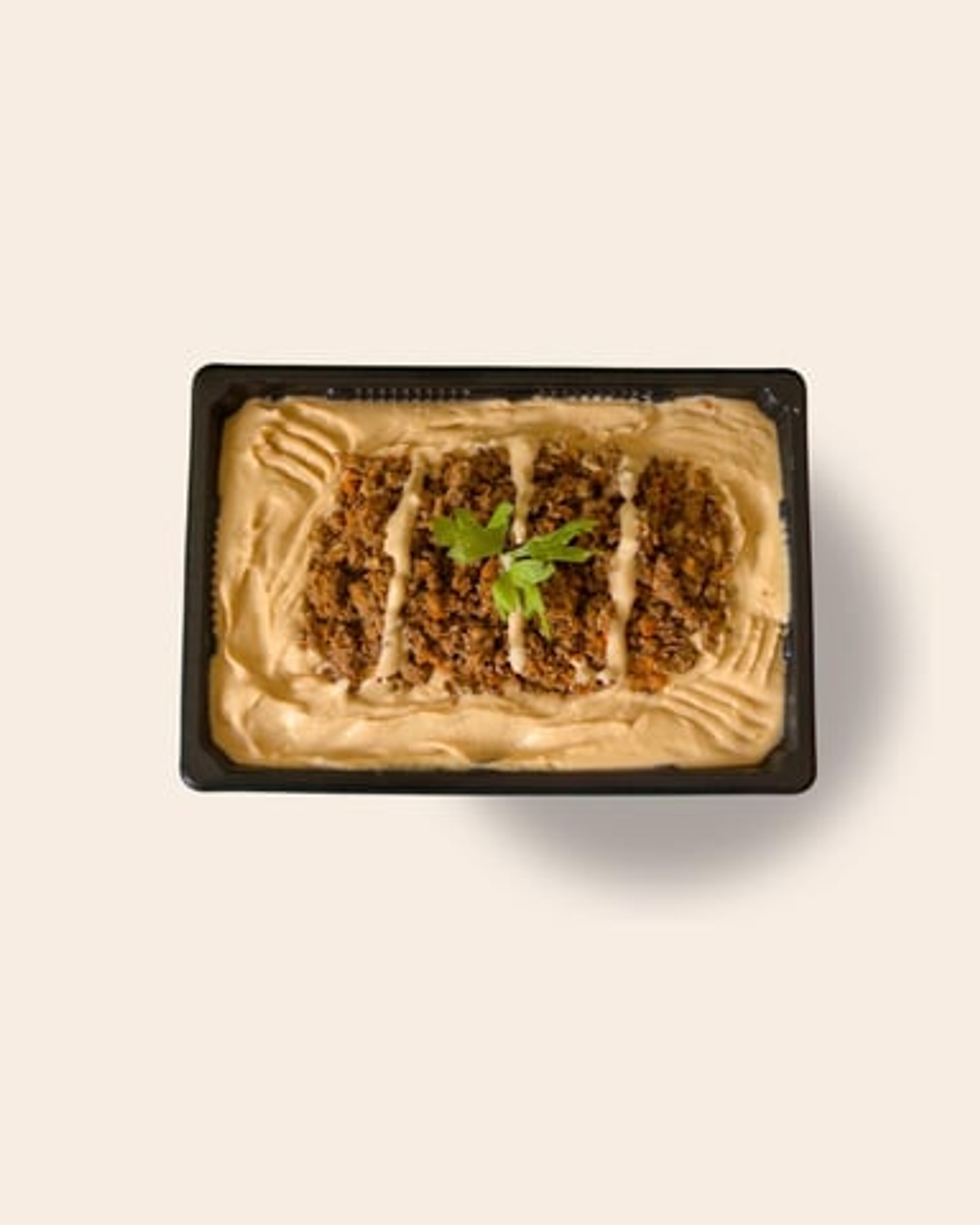 Hummus With Minced Meat Plate