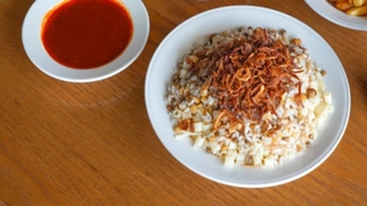 Koshary Dish With Liver