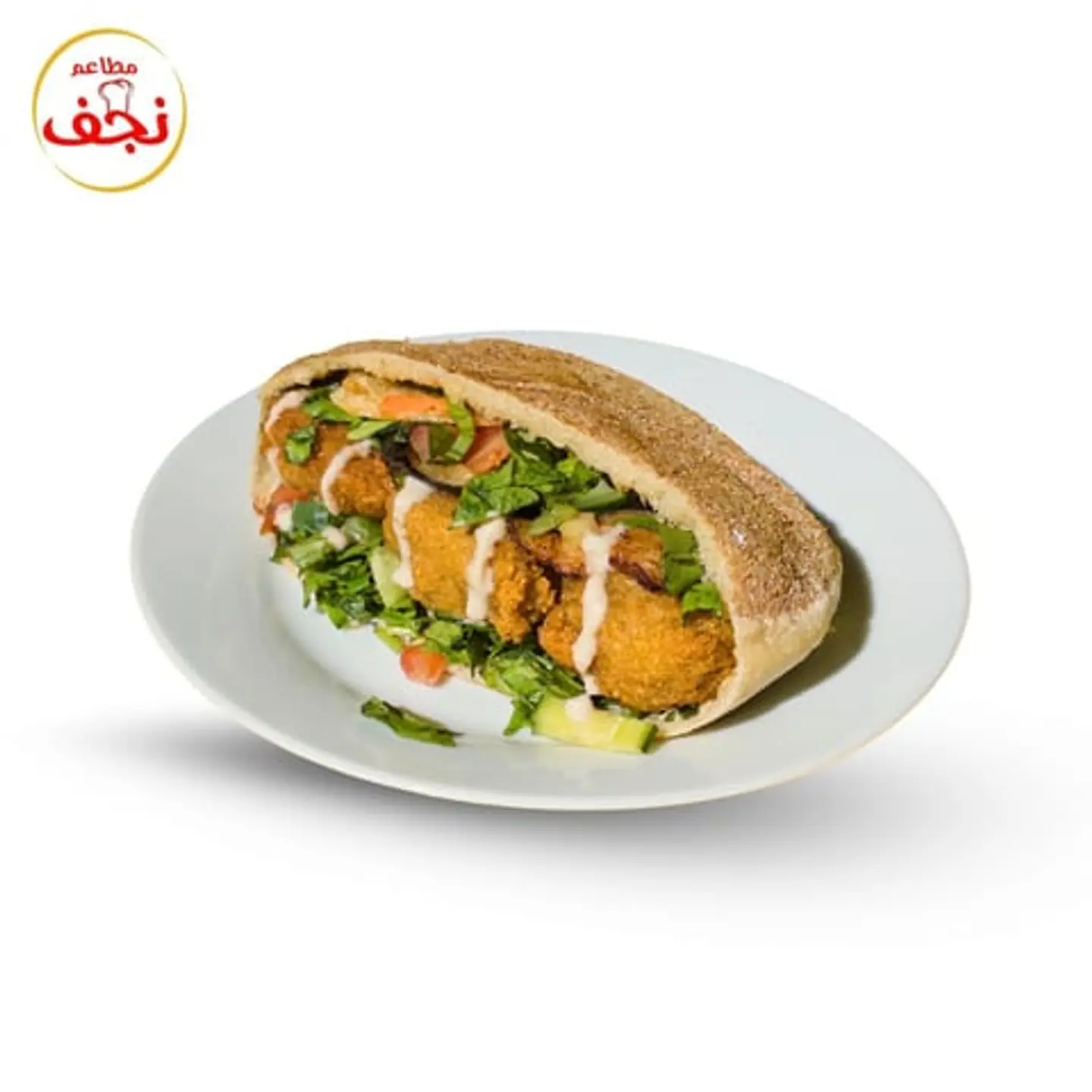 ساندوتش طعميه مع حمص