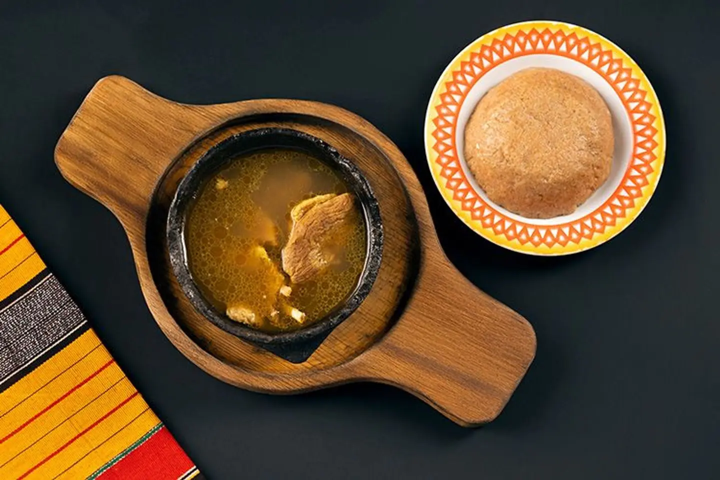 لحم برمة كبير مع العصيد