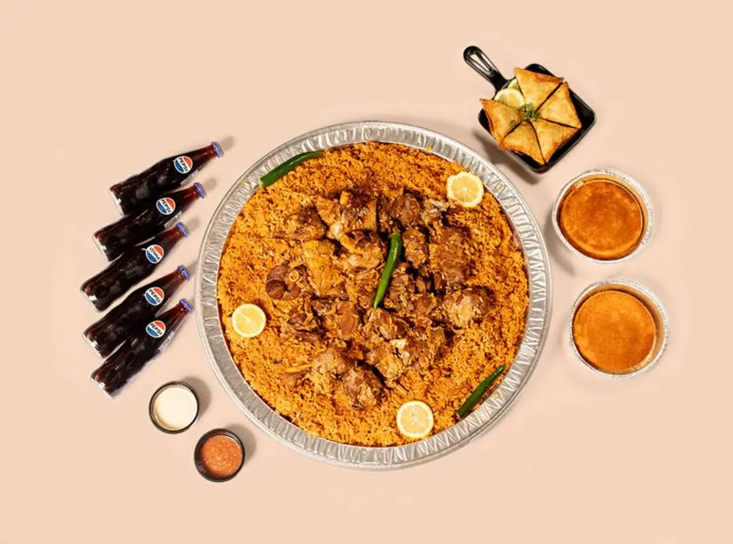 وجبة الجمعات لحم مضغوط