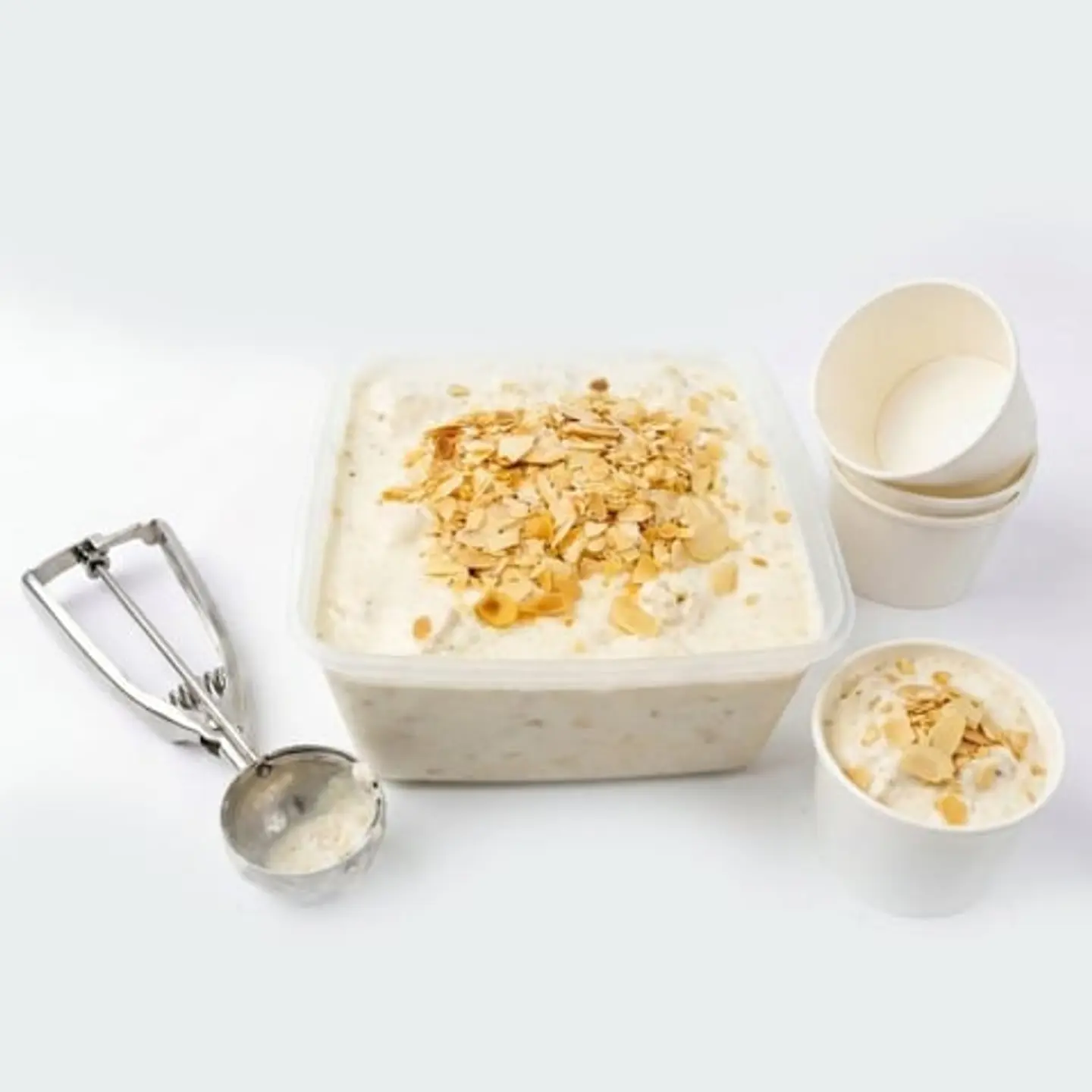 Coffee Almond Ice Cream 1.5 Kg