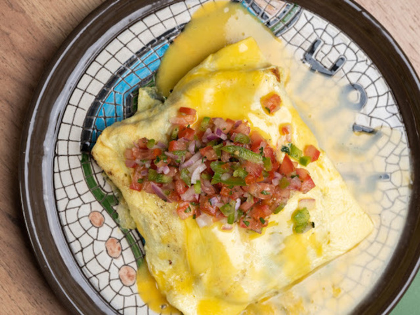 Eggs Benedict Mushroom Enchiladas
