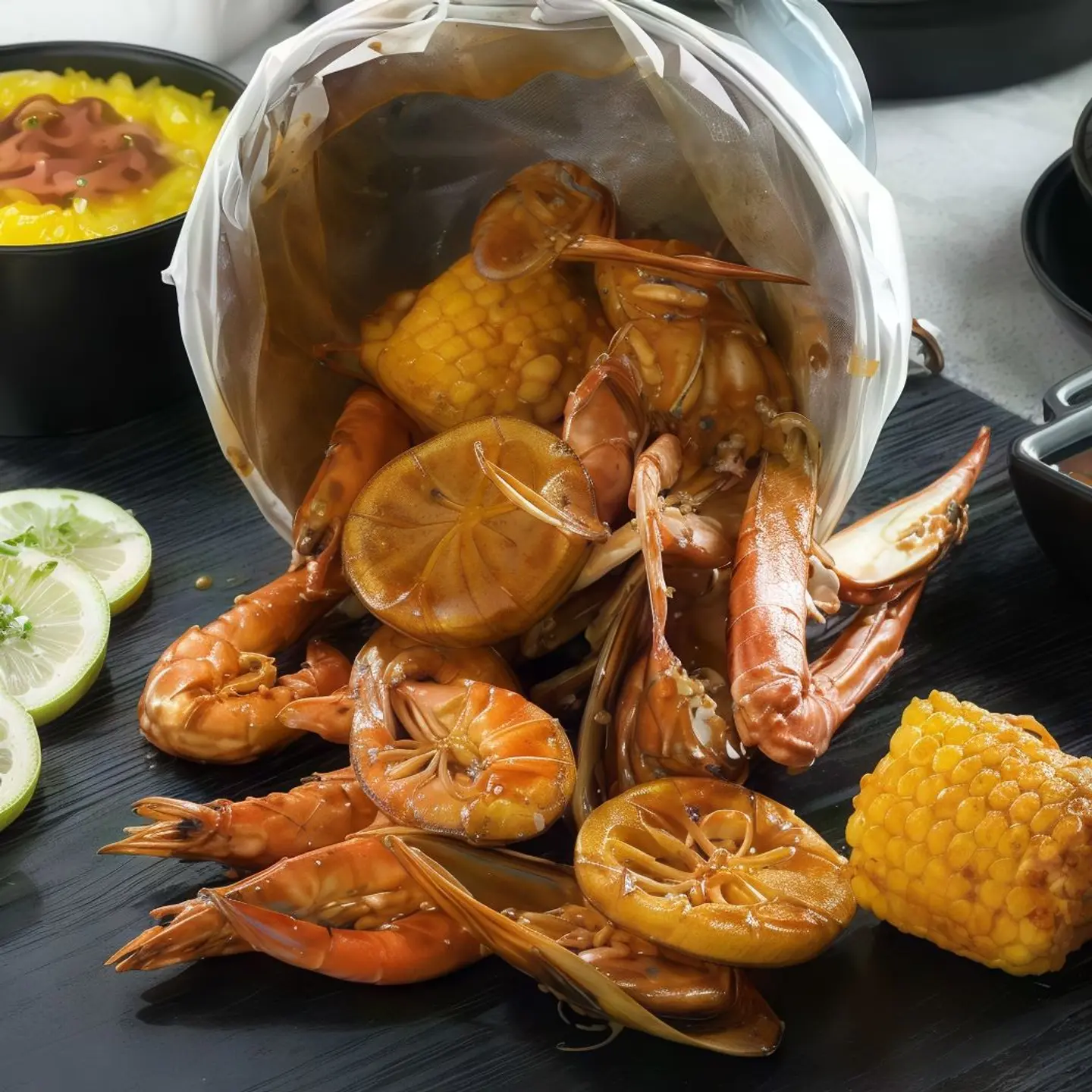 Medium Cajun Seafood Mix Bag