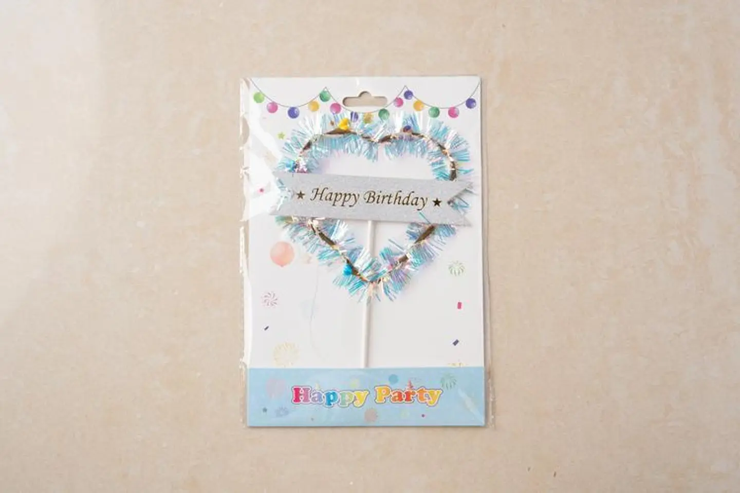 Birthday Heart Topper