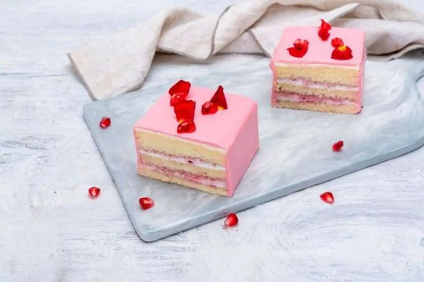Pomegranate Cake Piece