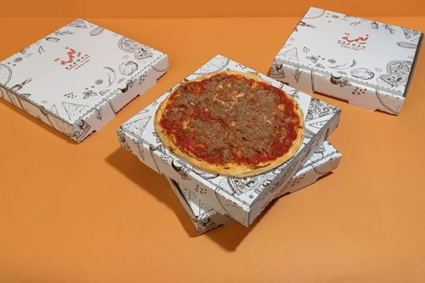 Manakesh Meat With Sauce