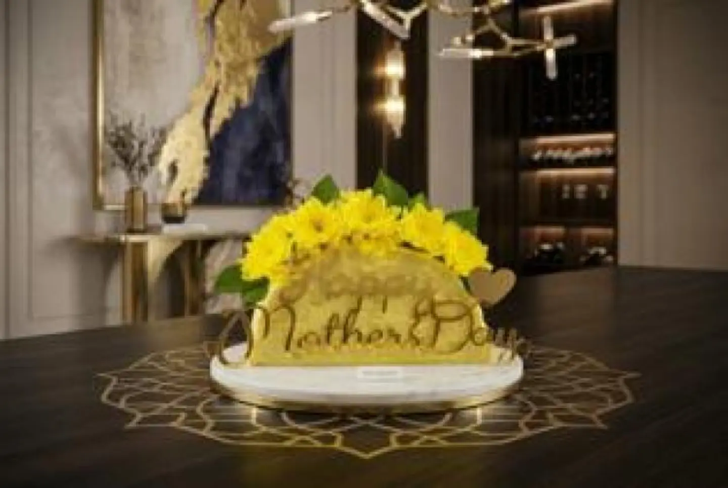 Mothers Day Vanilla Cake