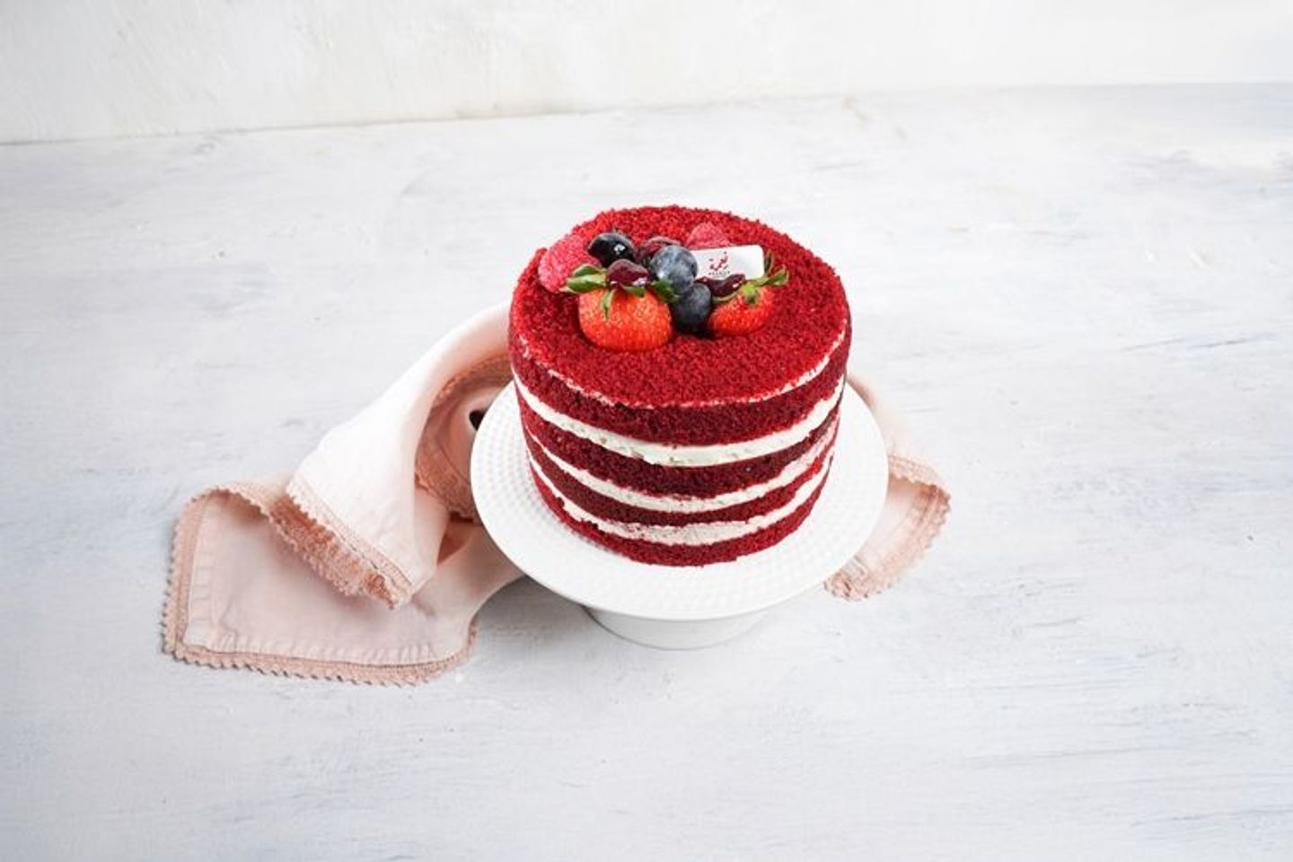 Mini Red Flufet Tort