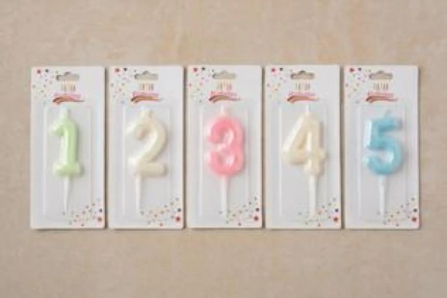 Colorful Number Candles