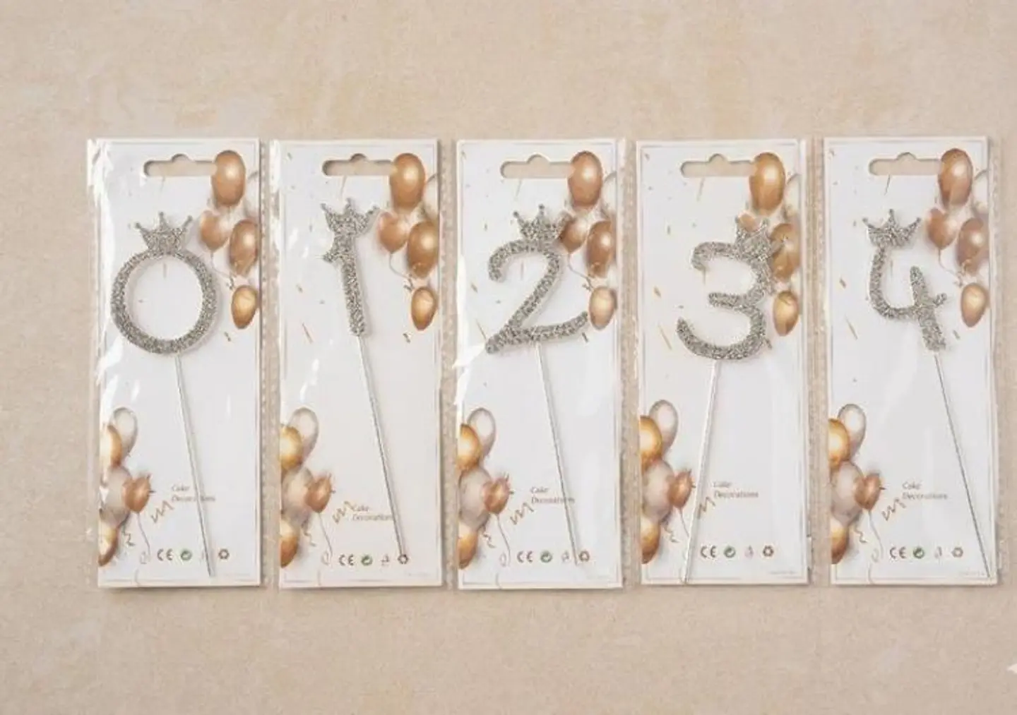 Crown Number Cake Topper