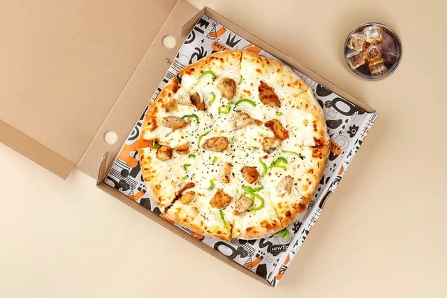 كومبو بيتزا الدجاج