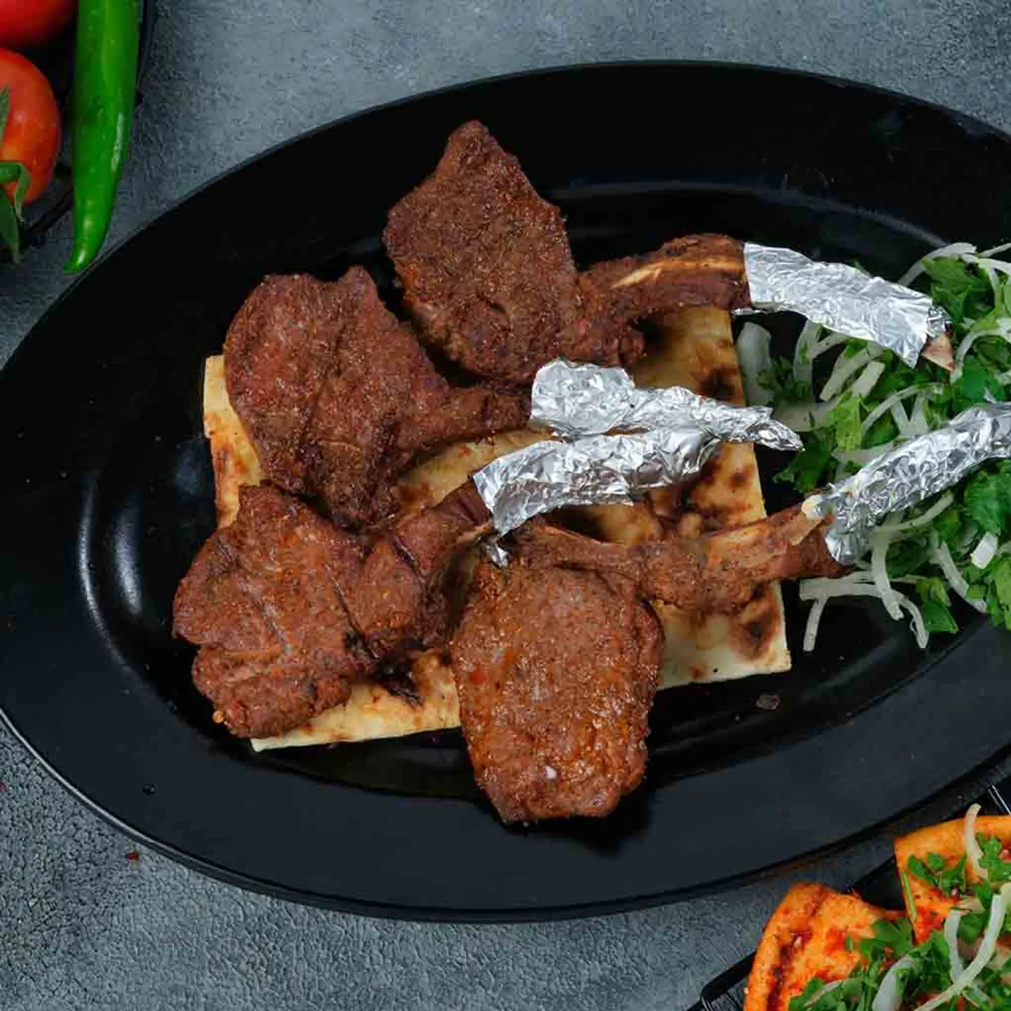 ريش مشوية
