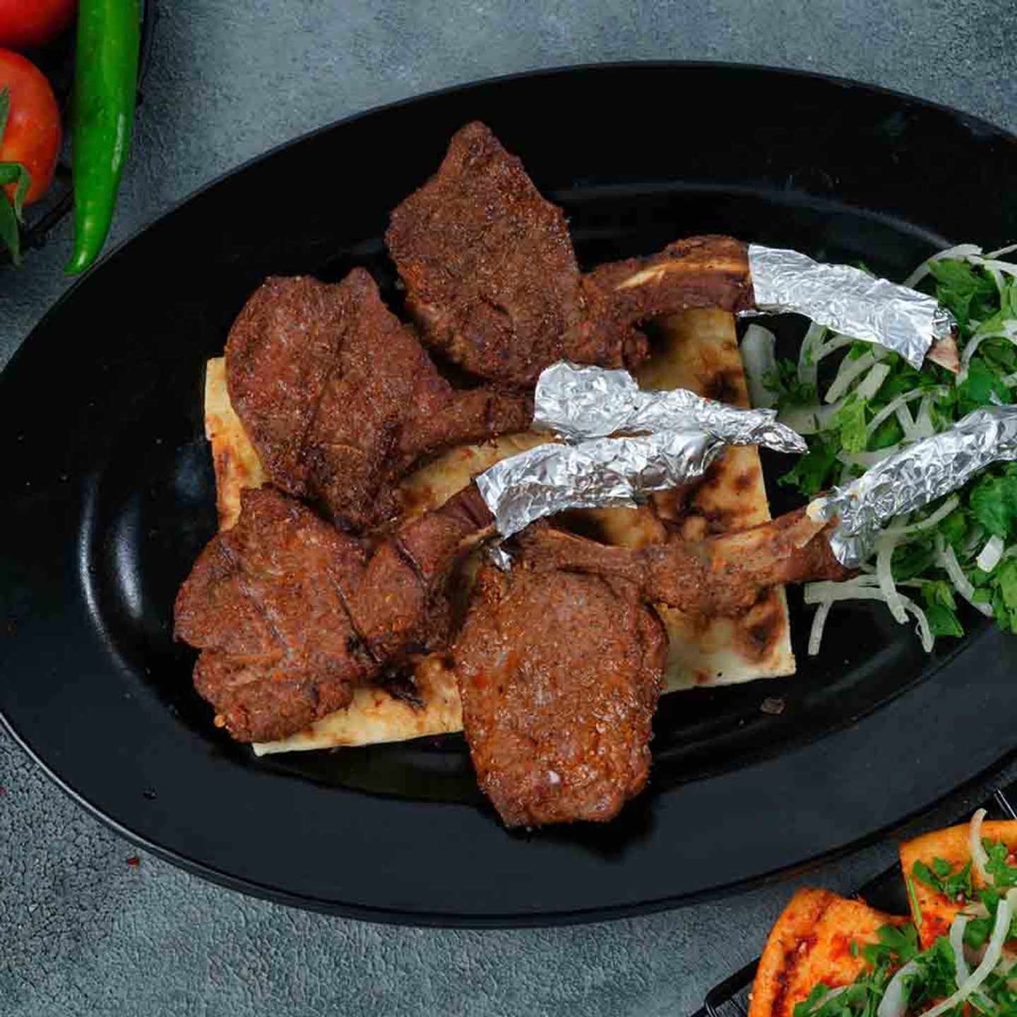Grilled Lamb Rips