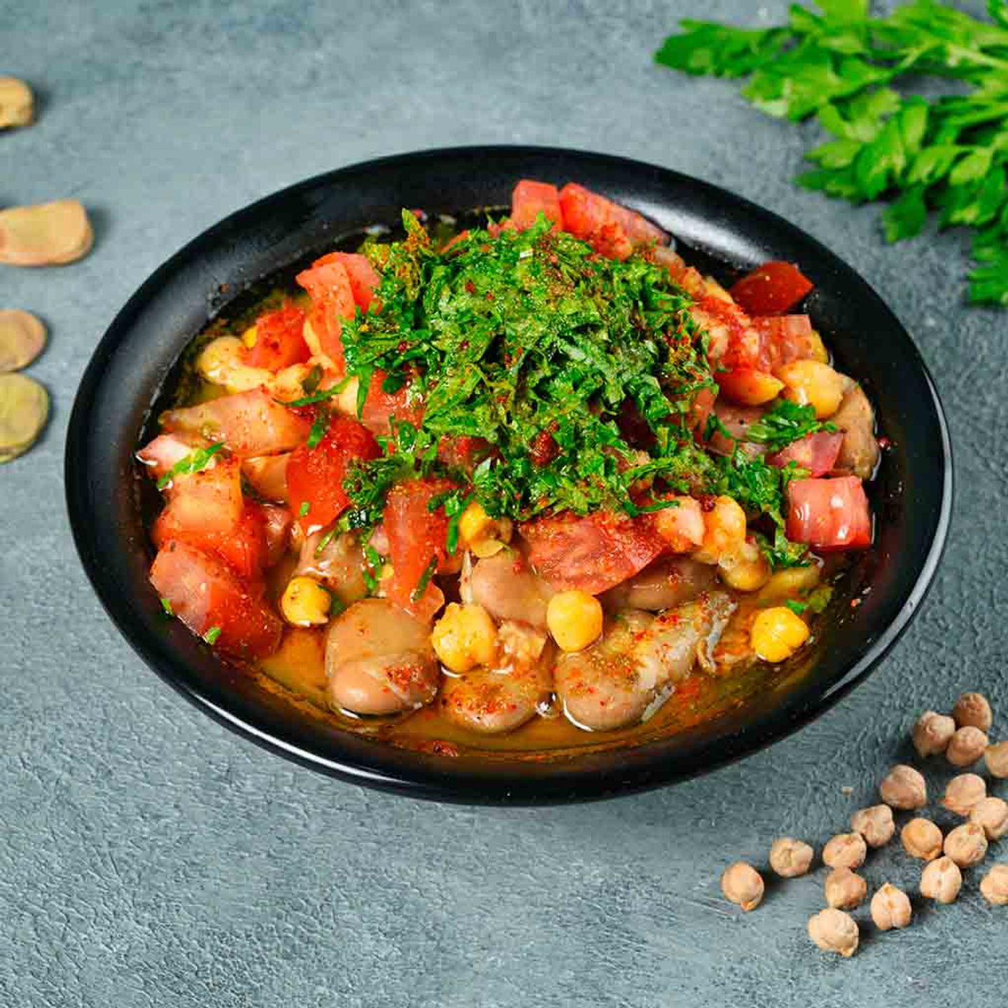 Beans With Oil Or Milk