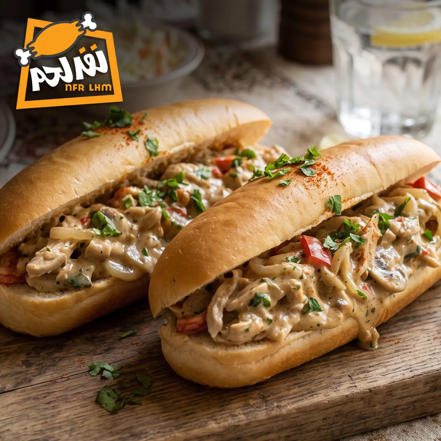 Creamy Chicken Sandwiches